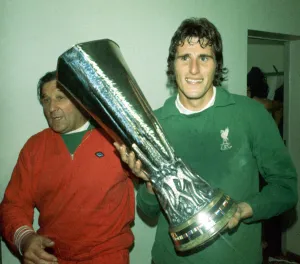 UEFA Cup Final Second Leg match in Munich Borussia Munchengladbach 2 v Liverpool 0