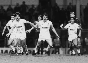 UEFA Cup Final Second Leg match at White Hart lane Tottenham Hotspur v Anderlecht