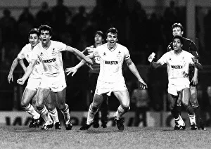 UEFA Cup Final Second Leg at White Hart Lane May 1984 Tottenham Hotspur 1 v