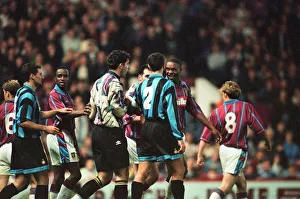 UEFA Cup match second leg, Aston Villa 1- 0 Inter Milan, held at Villa Park