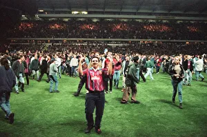 UEFA Cup match second leg, Aston Villa 1- 0 Inter Milan, held at Villa Park
