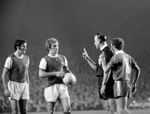 UEFA Fairs Cup Second Leg match at Highbury Arsenal v Lazio September 1970