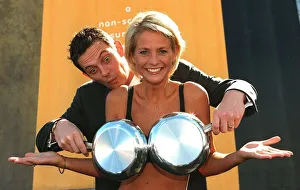 01187 Prints: Ulrika Jonsson launches a new Berlei Bra ad campaign 1997 with the help of