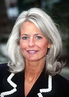 Ulrika Jonsson TV Presenter aged by 34 years January 1998 by computer as part of