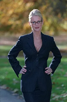 Ulrika Jonsson TV Presenter November 1998 Gladiators tv presenter at the Park Lane