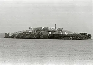 Prisons Prints: United States of America Alcatraz Prison Alcatraz Island firmly entrenched in