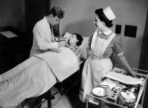 00038 Prints: University College Hospital, Miss Neilson, Nurse. October 1943 P009386