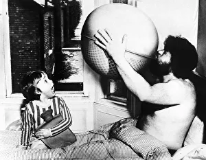 Bedroom Prints: Unusual 1976 Stuart Hughes blows up his water bottle to five foot across