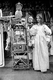 Robots Prints: Unusual: Theatre. Machine. The Robot, Anne, Queen of France - actress Jill Bruce