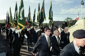 The unveiling of a new memorial to commemorate the Green Howards role in the Second World