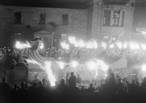 Up-Helly-Aa festival at Lerwick, Shetlands SP 4 / 2 / 1951 B604 / 1