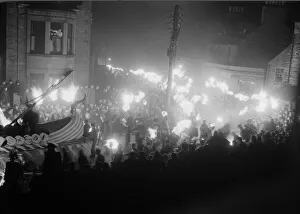 Up-Helly-Aa festival at Lerwick, Shetlands SP 4 / 2 / 1951 B604 / 2