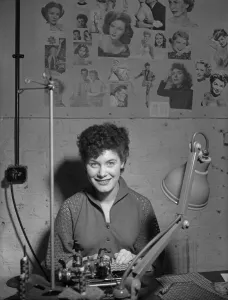 One Woman Only Prints: Upholsterers seen here at work at the Greaves and Thomas furniture makers at their