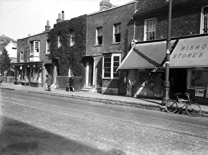 Outer London Prints: Uxbridge High Street, Bishops stores old coffee shop, Uxbridge, Greater London