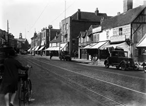 Outer London Prints: Uxbridge High Street, George Street-Bonseys Yard area
