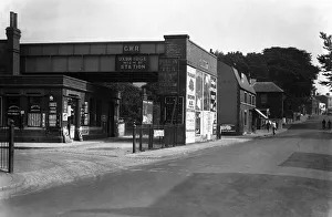 Eating Out Prints: Uxbridge, High Street station, caf? under the railway bridge