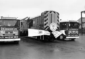 Opening Ceremony Prints: A V Dawson Ltd. Haulage Company. The company employs over 100 people