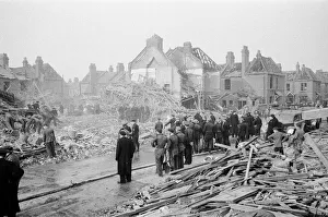 V2 Rocket incident at Farrant Avenue, Lordship Lane, Wood Green