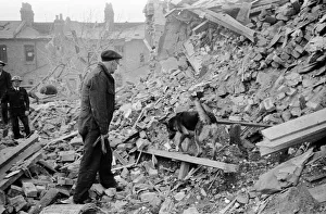 V2 Rocket incident at Farrant Avenue, Lordship Lane, Wood Green