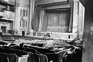 V2 Rocket incident at a N. F.s workshop, Ilford. 8th February 1945