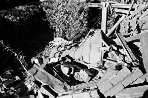 V2 Rocket incident at Tewkesbury Terrace, Bounds Green Road, Southgate