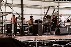 Van Morrison Concert Killyleagh Castle Preparations July 1995 The roadies were busy