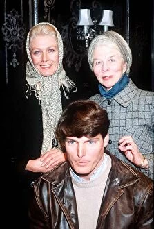 Images Dated 19th January 1984: Vanessa Redgrave Actress with Christopher Reeve and Wendy Hiller to appear in '