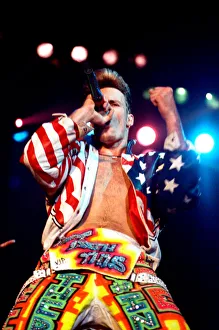 Vanilla Ice performing in the UK during his To the Extreme'world tour