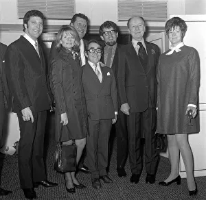 Variety Club of Great Britain Mar 1969 award winners at the Savoy Hotel