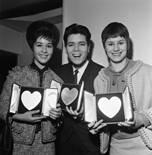 Variety Clubs silver hearts for top show business personalities of 1961