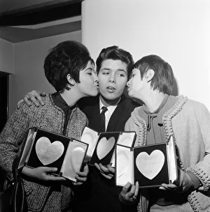 Variety Clubs silver hearts for top show business personalities of 1961