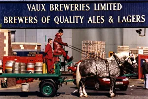 Horse Prints: The Vaux Brewery in Sunderland - on the day that it was announced that the North East