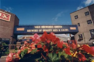 00374 Prints: The Vaux Brewery in Sunderland - on the day that it was announced that the North East