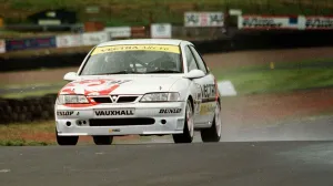 Vauxhall Prints: VAUXHALL DRIVE 97 DAY AT KNOCKHILL JOHN CLELLAND IN HIS VECTRA WITH JULIE