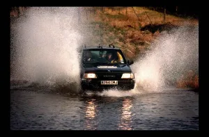 Vauxhall Prints: Vauxhall Frontera March 1998 Fording river water spray
