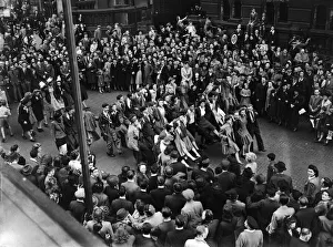 00661 Prints: VE DAy Celebrations in Central Birmingham at the end of the Second World War