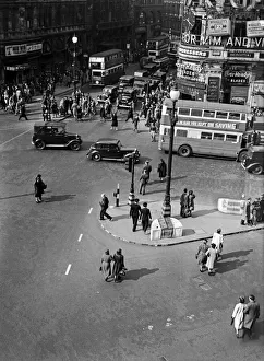 00681 Prints: VE Day celebrations in Central London to mark the Allied victory in Europe at the end of