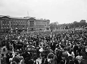 00681 Prints: VE Day celebrations in Central London to mark the Allied victory in Europe at the end of