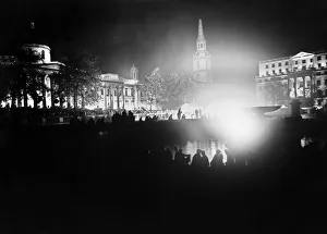 00681 Prints: VE Day celebrations in Central London to mark the Allied victory in Europe at the end of