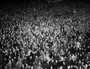 00681 Prints: VE Day celebrations in Central London to mark the Allied victory in Europe at the end of