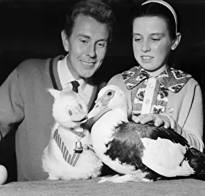Dummy Prints: Ventriloquist Ray Alan with puppet Quackers, March 1967