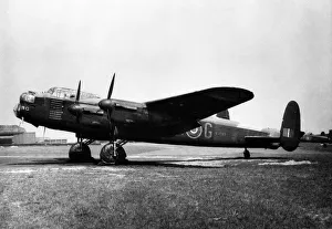 Veteran Lancaster bomber G for George which was presented to Australian prime Minister Mr