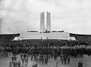 Bagpipes Prints: Veterans and royalty gather on Hill 145 for the dedication of the Canadian War Memorial