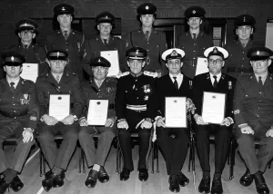 Certificates Prints: Veterans of the Territorial Army went on a parade for the Lord Lieutenant of Cleveland