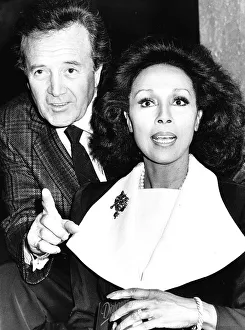 Vic Damone Singer with wife Diahann Carroll Actress and Singer