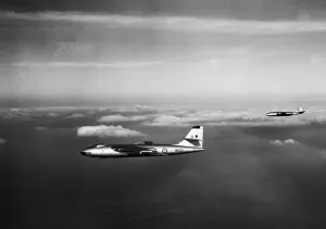 The Vickers-Armstrongs Valiant British four-jet high-altitude bomber