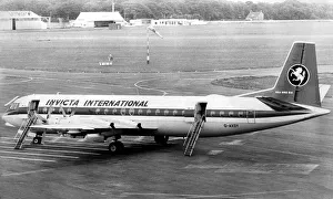 Business Travel Prints: A Vickers Vanguard aircraft of the Invicta International airline