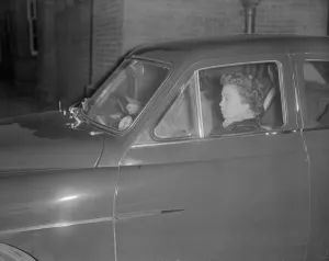 Passenger Prints: Vicki Martin Inquest 2nd March 1955 Doreen Mewes seen here leaving the inquest