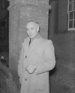 Vicki Martin Inquest 2nd March 1955 Peter Kafataris seen here in Maidenhead after