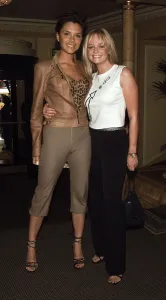 Victoria Adams and Emma Bunton of the Spice Girls May 1999 arrive for The Mirror